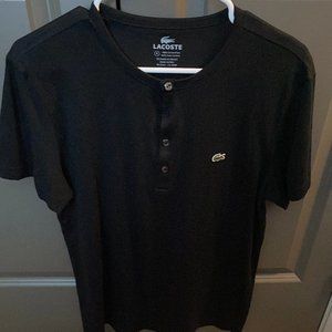 Lacoste Men's Short Sleeve Henley T-shirt